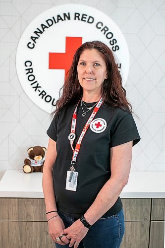 BROOK JONES/FREE PRESS
Canadian Red Cross volunteer Debbie Blair is pictured at the Canadian Red Cross at 850 Pembina Hwy. in Winnipeg, Man., Thursday, May 29, 2025. Blair is a personal disaster assistance and emergency response team supervisor.