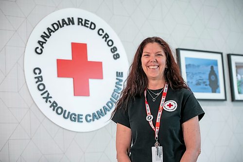 BROOK JONES/FREE PRESS
Canadian Red Cross volunteer Debbie Blair is pictured at the Canadian Red Cross at 850 Pembina Hwy. in Winnipeg, Man., Thursday, May 29, 2025. Blair is a personal disaster assistance and emergency response team supervisor.