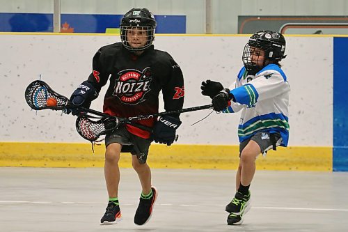 Neepawa Noize and Wheat City Wranglers U11 action from Rivers on Saturday afternoon. (Matt Packwood/The Brandon Sun) May 31, 2025