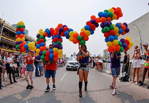 JOHN WOODS / FREE PRESS
People participate in the Pride Parade Sunday, June 1, 2025 in downtown Winnipeg.

Reporter: standup