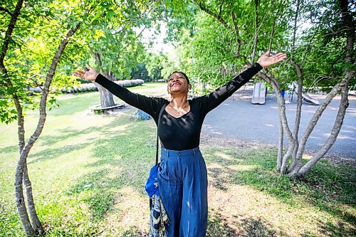 MIKAELA MACKENZIE / FREE PRESS
	
Kelly Bado at The Forks, where she spends a lot of time with her family, on Tuesday, June 3, 2025. 

For Eva story.
Winnipeg Free Press 2025