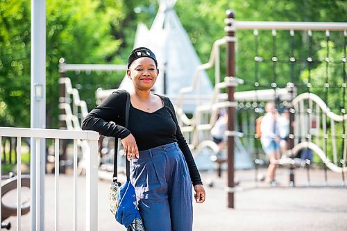 MIKAELA MACKENZIE / FREE PRESS
Kelly Bado at The Forks, where she spends a lot of time with her family, on Tuesday, June 3, 2025.
For Eva story.
Winnipeg Free Press 2025