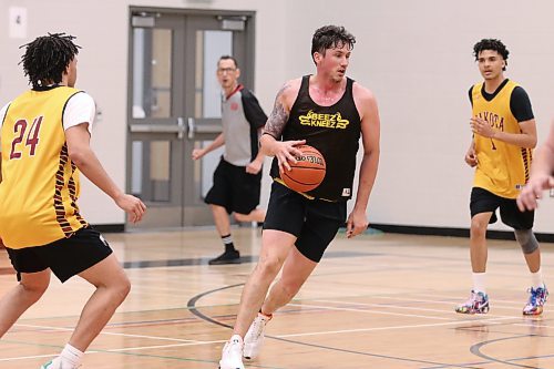 Trevor Winter plays for Beez Kneez as well as runs the Wheat City Men's Basketball League, which resurrected the senior men's hoops scene in Brandon. (Matt Packwood/The Brandon Sun) May 25, 2025