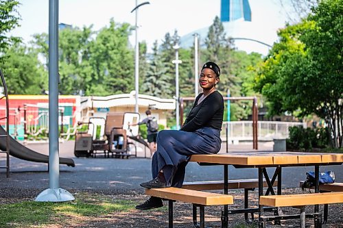 MIKAELA MACKENZIE / FREE PRESS
Kelly Bado at The Forks, where she spends a lot of time with her family, on Tuesday, June 3, 2025.
For Eva story.
Winnipeg Free Press 2025