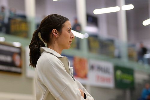 Kailan Robinson accepted a continued position as the Brandon University women's volleyball coach, removing the interim tag she held for two seasons. (Thomas Friesen/The Brandon Sun)