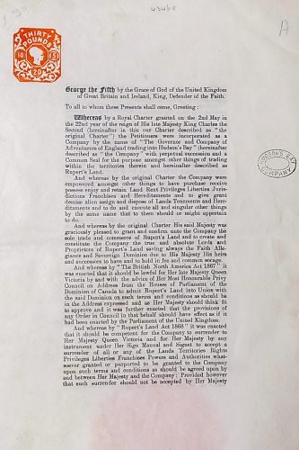 MIKE DEAL / FREE PRESS
Supplementary Charter 1949: A.37/26
The Hudson’s Bay Company Archives currently holds all nine original supplementary charters which were signed to amend the 1670 Charter of Incorporation. By the 1880s, the HBC found that its incorporating charter was inadequate for the conduct of its modern business, especially in regards to land sales. The HBC petitioned the crown for supplemental charters, the first of which was granted in 1884. The HBCA holds the original petitions to the crown for each charter. These supplementary charters, once signed, annulled the supplements and original charter that came before it. There are supplementary charters for 1884, 1892, 1912, 1920, 1949, 1957, 1960, 1963 and 1970. There are two versions of the 1970 supplementary charter, as this charter specifically made the HBC a Canadian rather than a British Company, one signed in the UK and one in Canada on May 29, 1970. All of the supplementary charters arrived at and were held by the Archives Department of the HBC in London, being received at the Archives shortly after their creation in many cases. These were all donated to the Province of Manitoba in 1994.
Reporter: Conrad Sweatman
250610 - Tuesday, June 10, 2025.
