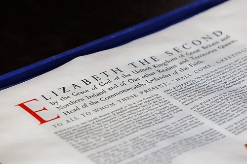 MIKE DEAL / FREE PRESS
Supplementary Charter 1957: A.37/52
The Hudson’s Bay Company Archives currently holds all nine original supplementary charters which were signed to amend the 1670 Charter of Incorporation. By the 1880s, the HBC found that its incorporating charter was inadequate for the conduct of its modern business, especially in regards to land sales. The HBC petitioned the crown for supplemental charters, the first of which was granted in 1884. The HBCA holds the original petitions to the crown for each charter. These supplementary charters, once signed, annulled the supplements and original charter that came before it. There are supplementary charters for 1884, 1892, 1912, 1920, 1949, 1957, 1960, 1963 and 1970. There are two versions of the 1970 supplementary charter, as this charter specifically made the HBC a Canadian rather than a British Company, one signed in the UK and one in Canada on May 29, 1970. All of the supplementary charters arrived at and were held by the Archives Department of the HBC in London, being received at the Archives shortly after their creation in many cases. These were all donated to the Province of Manitoba in 1994.
Reporter: Conrad Sweatman
250610 - Tuesday, June 10, 2025.