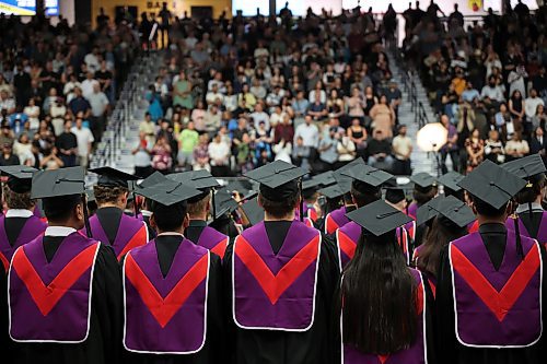 13062025
Graduates enter Westoba Place for the commencement of the Assiniboine College graduation ceremony for the Peters School of Business and Russ Edwards School of Agriculture and Environment on Friday morning.
(Tim Smith/The Brandon Sun)