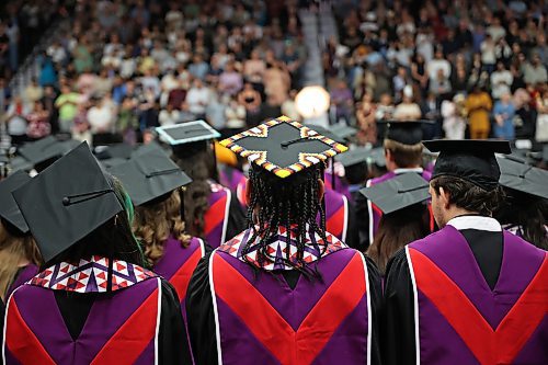 13062025
Graduates enter Westoba Place for the commencement of the Assiniboine College graduation ceremony for the Peters School of Business and Russ Edwards School of Agriculture and Environment on Friday morning.
(Tim Smith/The Brandon Sun)