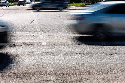 MIKAELA MACKENZIE / FREE PRESS

Faded crosswalk painting, which is behind this year due to wet weather and a malfunctioning machine, on Waverley South at Victor Lewis Drive on Wednesday, June 19, 2024. 

For Malak story.

