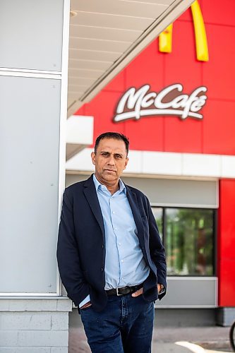 MIKAELA MACKENZIE / WINNIPEG FREE PRESS
Amit Kapoor, a new Winnipeg Police Board citizen member, on Tuesday, June 17, 2025. Kapoor operates several McDonald’s franchises in Winnipeg and has served on the boards of the RBC Convention Centre and Ronald McDonald House Charities and is a member of the Business Council of Manitoba.
For Joyanne story.
Winnipeg Free Press 2025