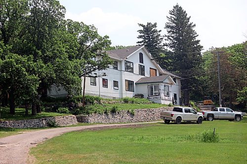 One former sanitorium building is under construction in June as Gregoire and his team of tradesmen renovate the building and convert it into apartment rentals. (Connor McDowell/The Brandon Sun)