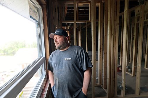 Geoff Gregoire stands at the Ninette Sanitorium, where one former sanitorium building is on track to be remodelled into apartments by the end of the year. Gregoire is heading up a project to restore four buildings which have been vacant for decades. (Connor McDowell/The Brandon Sun)
