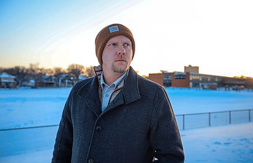 RUTH BONNEVILLE / FREE PRESS
LOCAL - Max Jenson, survivor of abuse
Feature portrait of Max Jenson (survivor of Kelsey McKay), with his old high school, Churchill High School, and Football Field behind him.
For a feature story on Max going public for the first time, dropping the publication ban on his name. He's been on a mission trying to create change in the school system to make it safer for children. He talks about his own experience being abused and how his first-hand account of the system's shortfalls makes him the right person to take on this pursuit.
See Jeff's story.
Dec 11th, 2024