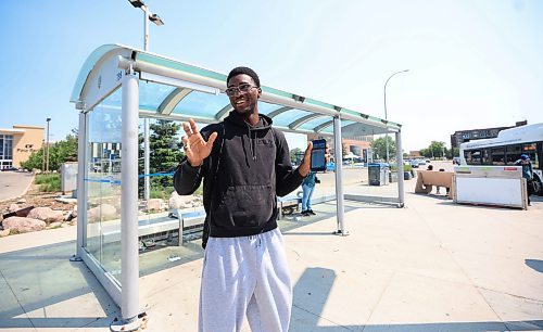 Ruth Bonneville  / Free Press 

Local New Bus Routes streeted

Photo of student Winner Ninah talking to a reporter at the bus stop on Portage Ave. at Polo Park Tuesday. 

Street interviews with bus riders asking them questions regarding their thoughts on the complete overhaul of Winnipeg&#x2019;s Transit routes coming on Sunday. 

June 24th,  2025

 