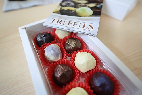 Specialty chocolate truffles, made by TRueFFeeLS owner Svetlana Maltseva, shown in advance of World Chocolate Day on July 7.  (Matt Goerzen/The Brandon Sun)