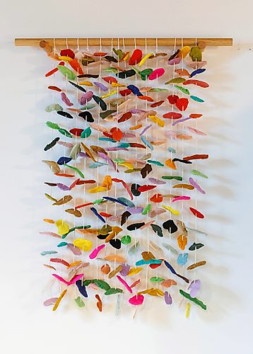 MIKE DEAL / FREE PRESS
One of Christie’s wall hanging pieces.
Christie Peters of Margaret Jane Design in her studio.
Christie Peters makes felted flowers and felted vases as well as wall hanging pieces.
Reporter: AV Kitching
250625 - Wednesday, June 25, 2025.