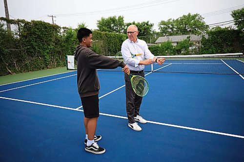 Ruth Bonneville  / Free Press 

STDUP - Garden City Collegiate tennis courts

Photo of Jacob Crisostomo as he tries to get the ball while playing against Mayor Scott Gillingham during a fun pick-up game after the ceremony Wednesday. 

Mayor Scott Gillingham attends the opening ceremony held by Tennis Canada for the newly restored tennis courts at Garden City Collegiate as part of the National Bank Play Your Court Program on Wednesday.  

After the ceremony the Mayor along with other dignitaries had some fun playing a quick pick up game of tennis with kids from HC  Avery Middle School middle school.

More info: it was announced that the National Bank Play Your Court Program, an initiative aimed to help municipalities revitalize their outdoor public tennis courts, had selected Garden City Collegiate in Winnipeg, Manitoba, as one of four projects to receive funding to renovate their current facilities  



June 25th,  2025

 