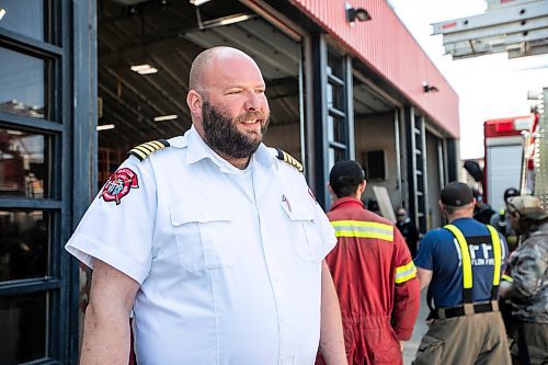 MIKAELA MACKENZIE / FREE PRESS
Fire chief Jason Kuras at the fire hall in Flin Flon on Wednesday, June 25, 2025.
For Nicole Buffie story.
Winnipeg Free Press 2025