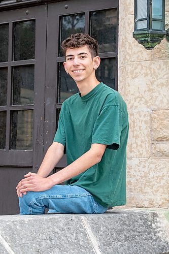 BROOK JONES/FREE PRESS
Windsor Park Collegiate graduate Landon Sanderson, 17, is member of the Youth Advisory Council for Children First Canada. Sanderson, who was pictured in Winnipeg, Man., Wednesday, June 25, 2025, will be attending the University of Toronto in September.