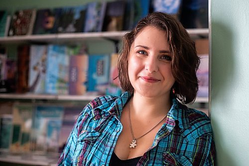 MIKAELA MACKENZIE / WINNIPEG FREE PRESS
Alex Plante, a Winnipeg-based digital illustrator whose art is inspired by Winnipeg's quirks (including our love of former elevator icon Cheryl Lashek, whose ubiquitous signature used to be on elevator permits), in her home studio on Friday, Oct. 27, 2023. Lashek was recently back in the news again after officially passing the baton, and Plante's Cheryl-specific art is what helped solidify her as an icon. For Jen story.
Winnipeg Free Press 2023.