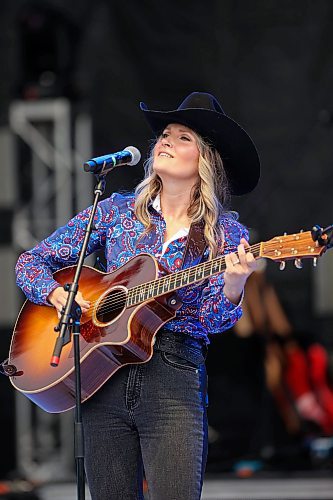 27062025
Kalsey Kulyk performs on the main stage at Dauphin’s Countryfest 2025 south of Dauphin, Manitoba on a hot Friday evening.
(Tim Smith/The Brandon Sun)