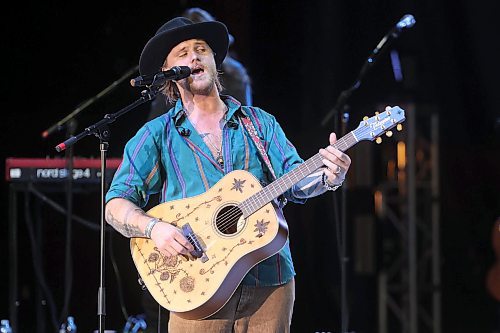 27062025
Jackson Dean performs with his band on the main stage at Dauphin’s Countryfest 2025 south of Dauphin, Manitoba on a hot Friday evening. Josh Ross headlined the main-stage later in the night.
(Tim Smith/The Brandon Sun)
