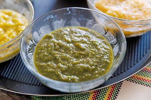 MIKE DEAL / FREE PRESS
Chutneys for Summer Foods
Mint-Cilantro Chutney.
Reporter: Romona
250630 - Monday, June 30, 2025.
