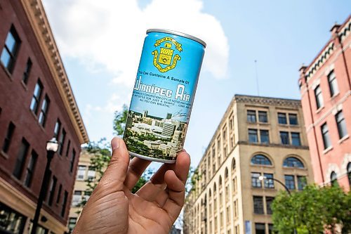 MIKAELA MACKENZIE / FREE PRESS
	
A can of Winnipeg Air on Monday, June 30, 2025.

For arts story.
Winnipeg Free Press 2025
