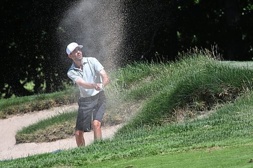 Thunder Bay, Ont., native Jeremy Kirk leads the Golf Manitoba men's mid-amateur through two rounds at St. Charles Country Club. (Thomas Friesen/The Brandon Sun)