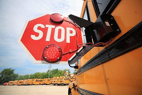 Ruth Bonneville / Free Press
Local - School bus photos
School bus Stop sign.
Photos of school buses taken at the First Student recruitment event.
These photos of the buses are to have on hand for various stories involving school busses.
See story by Maggie
July 3rd 2025
