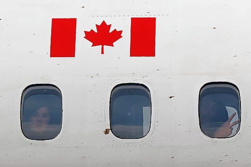 04072025
Evacuees from Lynn Lake, Manitoba arrive at the Brandon Municipal Airport on Friday afternoon after being evacuated from Lynn Lake due to wildfires threatening the community. This is the second time this summer that Lynn Lake has been evacuated. (Tim Smith/The Brandon Sun