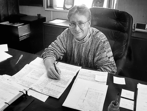 Bob Mazer, owner of Mazer Implements in this file image from May, 1994. (File/The Brandon Sun)