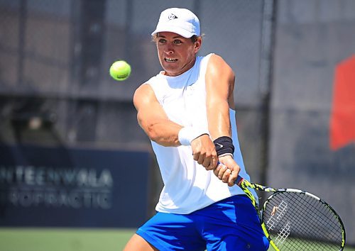 Ruth Bonneville  / Free Press 

Sports - pro tennis 

Photo of Liam Draxl &#x2014; the No. 4-ranked player in Canada &#x2014; against Japan&#x2019;s Hiroki Moriya  in the Challenger Tour at The National Bank Hub Tennis club in West St. Paul Wednesday.  Liam went on to win the match.  

Story PRO TENNIS IN WINNIPEG: Before a tennis pro reaches the ultimate heights of the ATP Tour, they got to make it through the Challenger Tour which mainly consists of players ranked between 100 and 300 in the world. For many, that means a trip to Manitoba to compete in the Winnipeg National Bank Challenger -- an annual event kicked off earlier this week. But what&#x2019;s life like on the Challenger Tour? 

See story by Taylor

July 9th,   2025

 