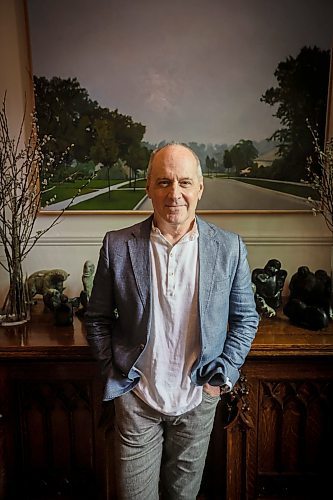JOHN WOODS / FREE PRESS
Stephen Borys, former head of the Art Gallery, is photographed in his home Sunday, July 13, 2025.  Borys is starting a consulting firm in his retirement.

Reporter: gabby