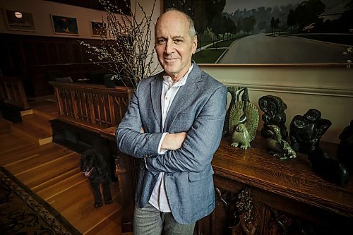 JOHN WOODS / FREE PRESS
Stephen Borys, former head of the Art Gallery, is photographed in his home Sunday, July 13, 2025.  Borys is starting a consulting firm in his retirement.

Reporter: gabby