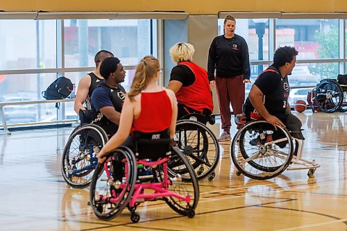 MIKE DEAL / FREE PRESS
Canadian women's wheelchair basketball team coach Michele Sung, during training camp in Winnipeg at the Sport for Life Centre Tuesday morning.
Reporter: Taylor Allen
250715 - Tuesday, July 15, 2025.