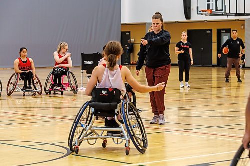 MIKE DEAL / FREE PRESS
Canadian women's wheelchair basketball team coach Michele Sung, during training camp in Winnipeg at the Sport for Life Centre Tuesday morning.
Reporter: Taylor Allen
250715 - Tuesday, July 15, 2025.