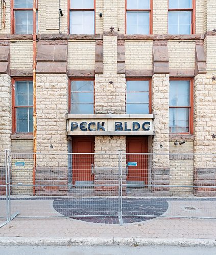 MIKE DEAL / FREE PRESS
Peck building, 33 Princess Street.
The Manitoba Historical Society has put out its annual list of the Top 10 endangered structures in Manitoba for 2025. The buildings are considered historically significant landmarks that face uncertain futures due to neglect, development pressures, or lack of awareness, a news release says. Included in the list is the Peck Building.
Reporter: Massimo DeLuca-Taronno
250716 - Wednesday, July 16, 2025.