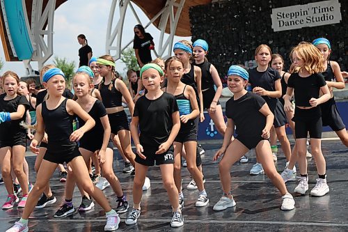 Eighty dancers from Steppin' Time Dance Studio's 2025 Summer Camp presented a finale for family and friends Thursday afternoon at the Riverbank Discovery Centre. (Michele McDougall/The Brandon Sun)