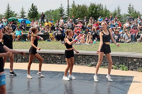 Eighty dancers from Steppin' Time Dance Studio's 2025 Summer Camp presented a finale for family and friends Thursday afternoon at the Riverbank Discovery Centre. (Michele McDougall/The Brandon Sun)