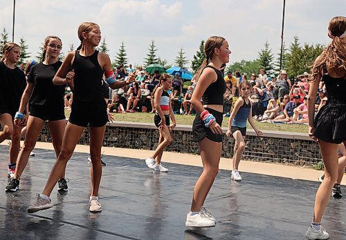 Eighty dancers from Steppin' Time Dance Studio's 2025 Summer Camp presented a finale for family and friends Thursday afternoon at the Riverbank Discovery Centre. (Michele McDougall/The Brandon Sun)