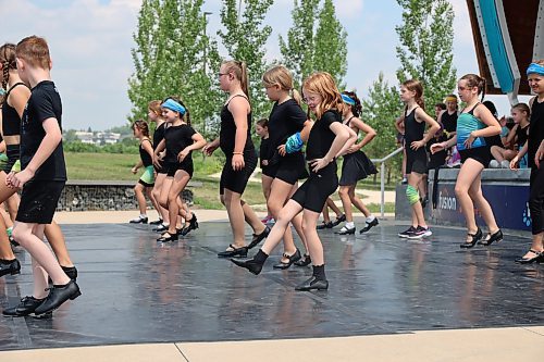 Eighty dancers from Steppin' Time Dance Studio's 2025 Summer Camp presented a finale for family and friends Thursday afternoon at the Riverbank Discovery Centre. (Michele McDougall/The Brandon Sun)