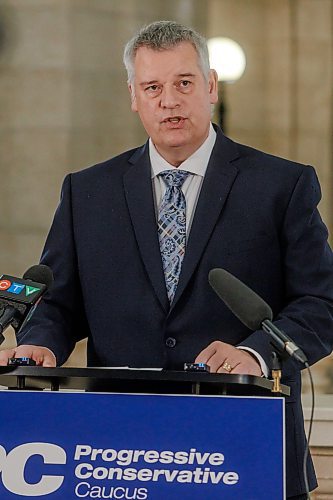 Wayne Balcaen, PC party justice critic, blames the spate of criminal incidents on a rise in youth offenders and unfulfilled promises for bail reform. (Mike Deal/Winnipeg Free Press files)