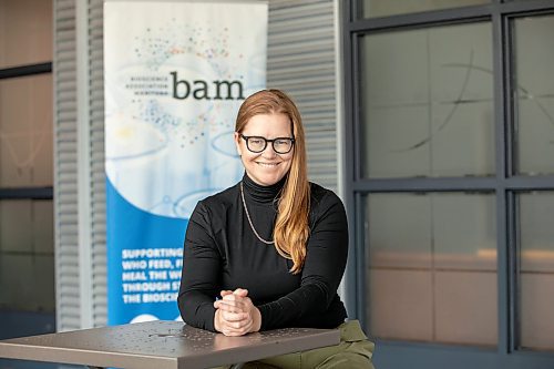 BROOK JONES/FREE PRESS
Andrea Ladouceur who is the president of Biosciences Association Manitoba is pictured at the association's office in the Smart Park at the University of Manitoba's Fort Garry Campus in Winnipeg, Man., Wednesday, July 30, 2025.