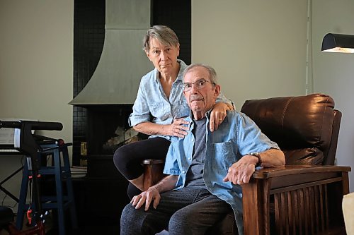 Ruth Bonneville / Free Press 

 local - HOME-CARE NIGHTMARE

Portrait  of Seth Wigderson and his wife Julie Guard for home care nightmare story.

Seth Wigderson, who has Parkinson&#x2019;s disease, had home care coming seven days a week - but then he and his wife moved from their two storey Wolseley home into a more accessible bungalow near Osborne Village

Now they have been without home care for five weeks and they are upset - thanks to calls by the Free Press, the family is suddenly getting home care starting Monday - but they say it shouldn&#x2019;t have reached going to the media


July 30th,   2025

