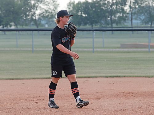 Kale Nicol will start at shortstop for the Marlins heading into their first game this morning against South Central. (Massimo De Luca-Taronno/The Brandon Sun)