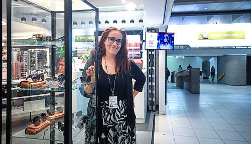 Ruth Bonneville / Free Press
Local Portage & Main update
Photo of Christine Neustaeter - owner of EYEGO Mobile Optical store in Winnipeg Square. For story on her opinion as a business owner located in the underground at Portage and Main, about the opening of Portage and Main.
Story on what people think of Portage and Main intersection being reopened to pedestrians traffic month later.
July 28th, 2025