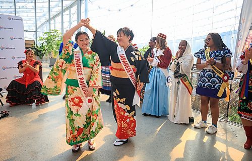 Ruth Bonneville / Free Press
ENT - Folklorama
Folklorama officially kicks off their 54th season at a launch party with all the pavilion ambassadors dressed in their cultural clothing dancing together at the Leaf Wednesday.
AV Kitching
July 30th, 2025