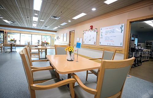 Ruth Bonneville / Free Press
Faith - Gary Ledoux
Photo of the dining hall at Bethania Personal Care Home which has their own on-site kitchen for their care home residents Friday.
Story on how Winnipeg’s 37 personal care homes provide food that is mass-produced in an off-site commercial kitchen, frozen and then re-heated and distributed to residents. Bethania home has their own on-site kitchen and culinary staff.
See John Longhurst story
Aug 1st, 2025